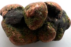 Copper Nugget with Epidote and Basalt