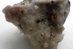 Millerite in Calcite
